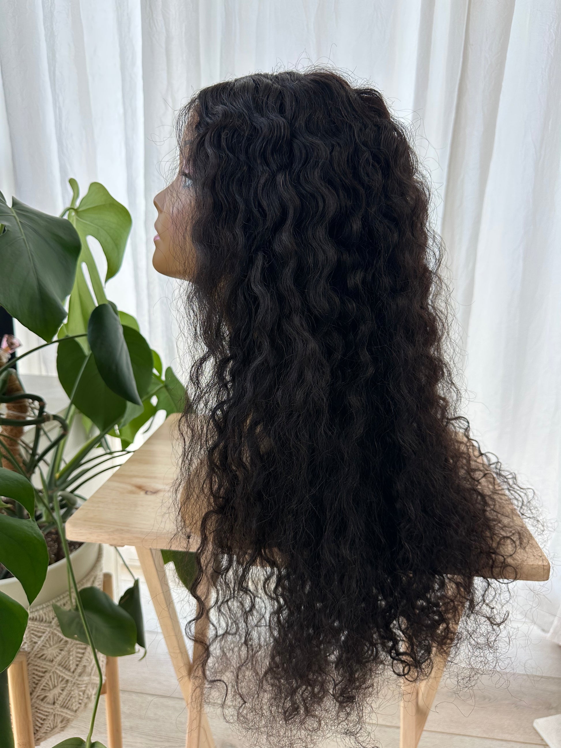 ISEE Hair M-cap 9*6 HD Lace 180% Density Water Wave Wig 26 inches